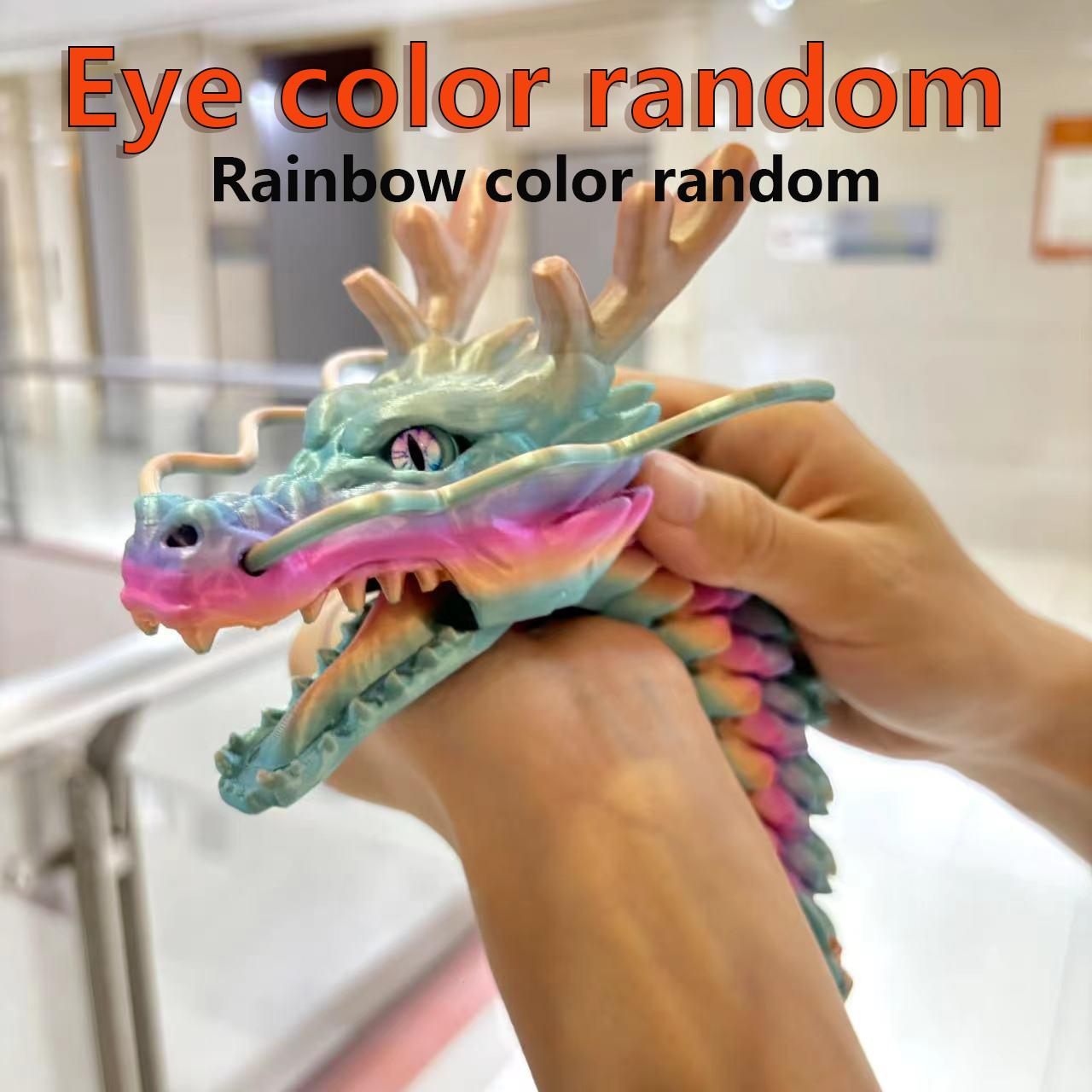 

85 см / 33,46 дюйма Очень большой китайский дракон с открытой пастью, подвижные суставы, модель животного, украшение для дома, настольный декор, статуэтка для коллекции, подарок