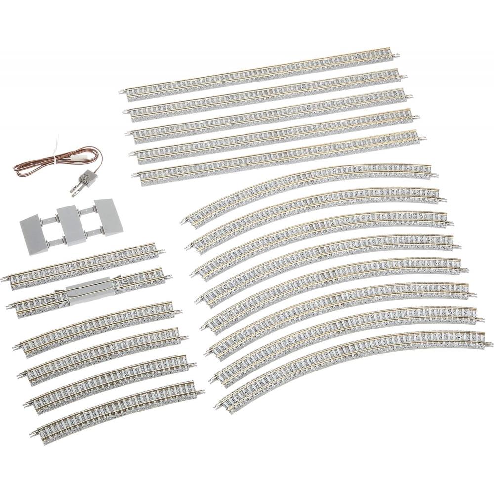 Tomytec Tomix N Gauge Rail Set Double Track crossiNg Set D patterN 91028 moDel traiN Rail Set