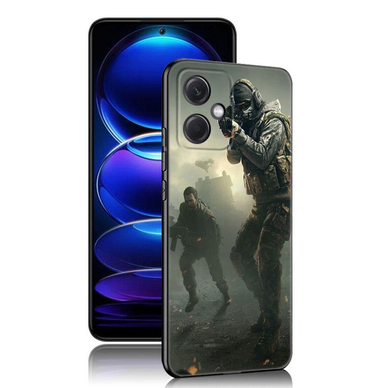 Silikonový kryt na telefon Game Stalker Clear Sky Black pro Xiaomi Redmi Note 10 11 11S 12 13 4G 8 9 11T Pro 5G Plus 8T 9S 10S 12S