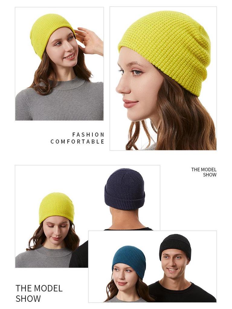 Reflektierende Strick-Wintermütze für Outdoor-Sport & Laufen