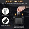 Car Trash Can,Leakproof Small Trash Bin with Lid and Bags,Garbage Dust Case Storage Box Organizers