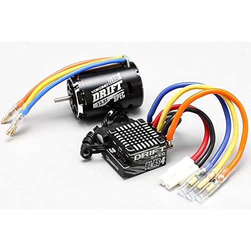 

YOKOMO BL-R4135DB/BL-RS4D Drift Spec Brushless Drift Kit with ZERO-S 13.5T Black Brushless Motor Combo Set