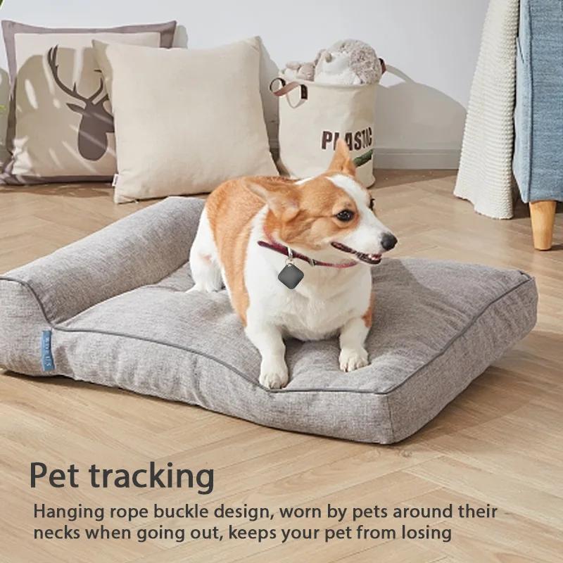 Smart Bluetooth GPS Tracker Work with Apple Find My App ITag Anti Lost Reminder Device MFI Rated Locator Car Key Pet Kids Finder