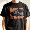 Good Vibes Keep On Truckin' 70s Vintage Rare Black T-Shirt