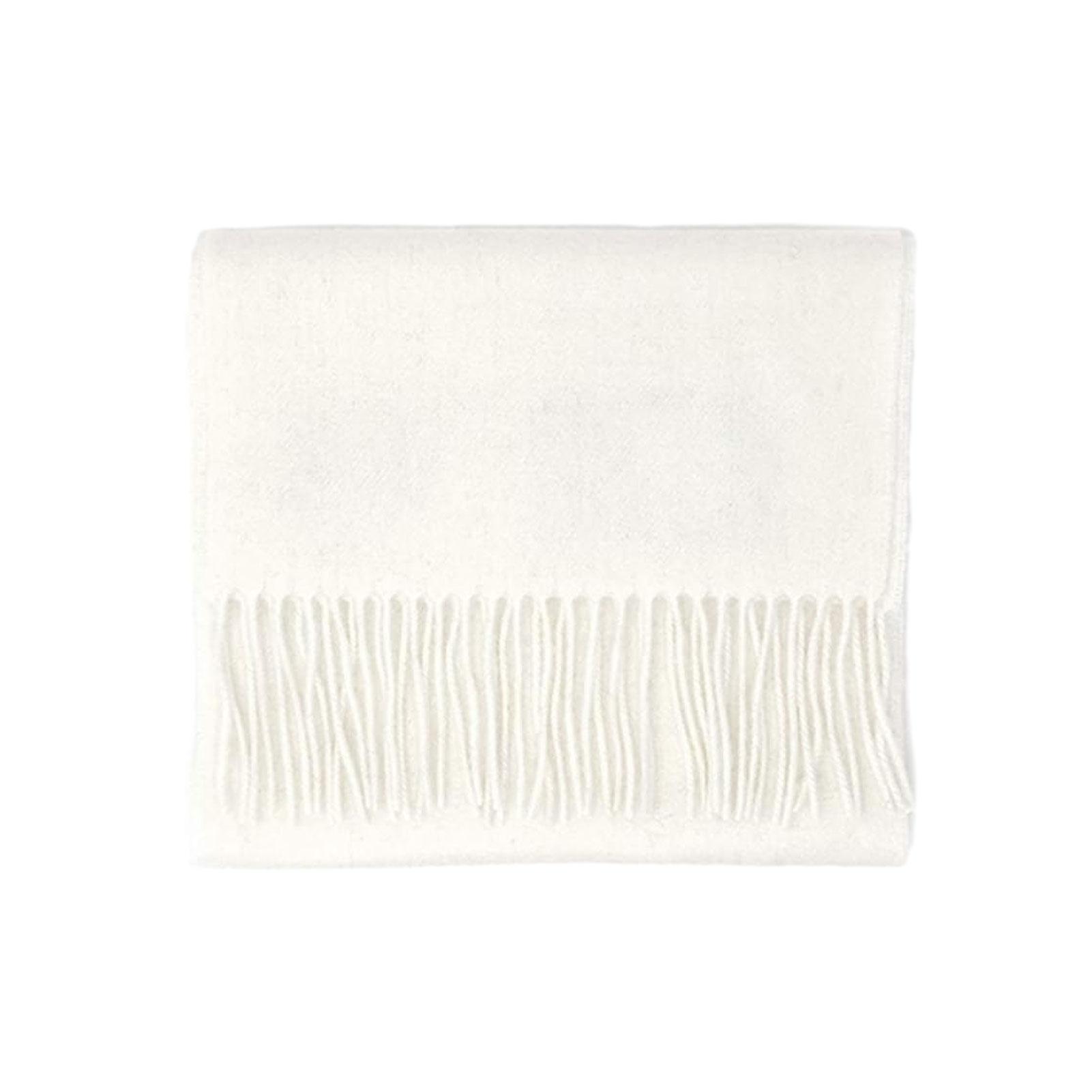 

Kiltane of Scotland 100% Lambswool Ultra Soft Plain Scarf- Designed in Scotland, 20489 - Optical White Plain, 175 x 25cm