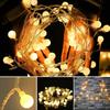 LED Globe Ball String Lights Battery Power Twinkle Lighting Christmas Wedding Party Decor Waterproof Garland Fairy String Lights