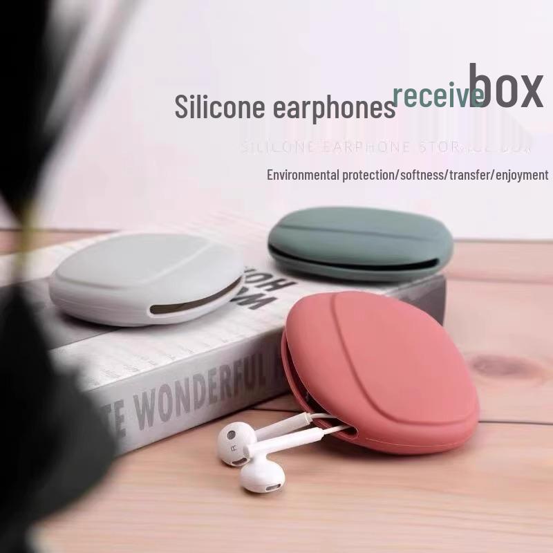 Silicone Travel Storage Bag for Earphones, Cables & Coins