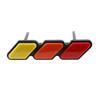Plouluyt Tri-Color Front Grille Badge Emblem for 4Runner