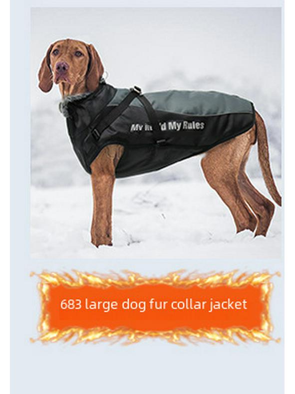 Reflective Waterproof & Windproof Dog Coat for Fall/Winter