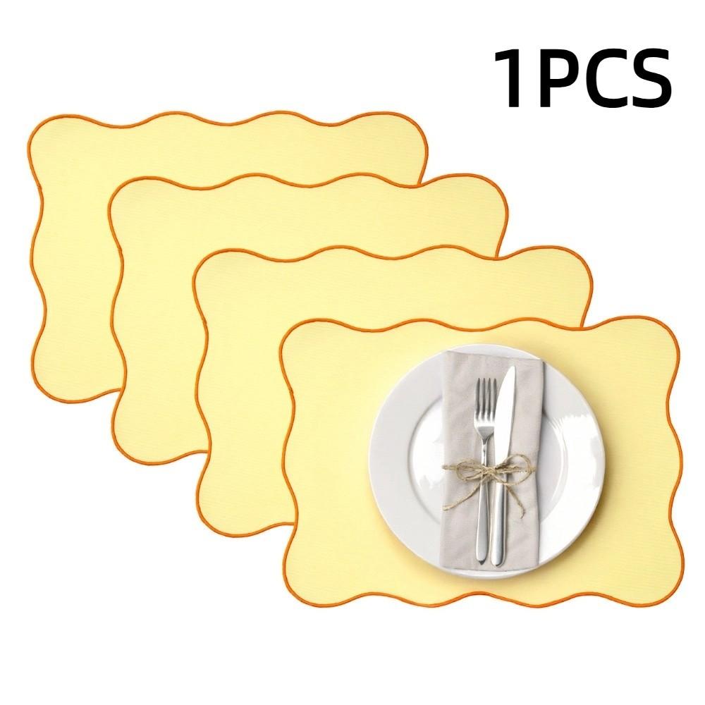 

Waterproof Dining Mat Oil-Proof Table Mats Nordic Solid Place Mat Kitchen Supply