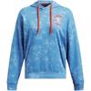Womens/Ladies Tie Dye French Terry Relaxed Fit Hoodie