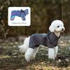 Summer Water Repellent Dog Windbreaker Four Leg Reflective Raincoat With Harness Hole Outdoor Coat For Small Large Dogs