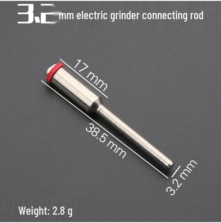 Electric Grinder Rod: Sandpaper & Needle Clip Attachment