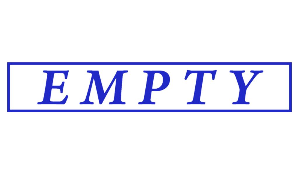 Printtoo Empty Self Inking Rubber Stamp Pre-Inked Office Stamp- Home Office Business Stationery, Black- 42 X 9