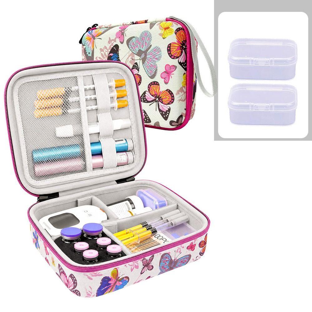 Wear-resistant Insulin Tools Storage Case Waterproof Insulin Pen Protective Box for Home