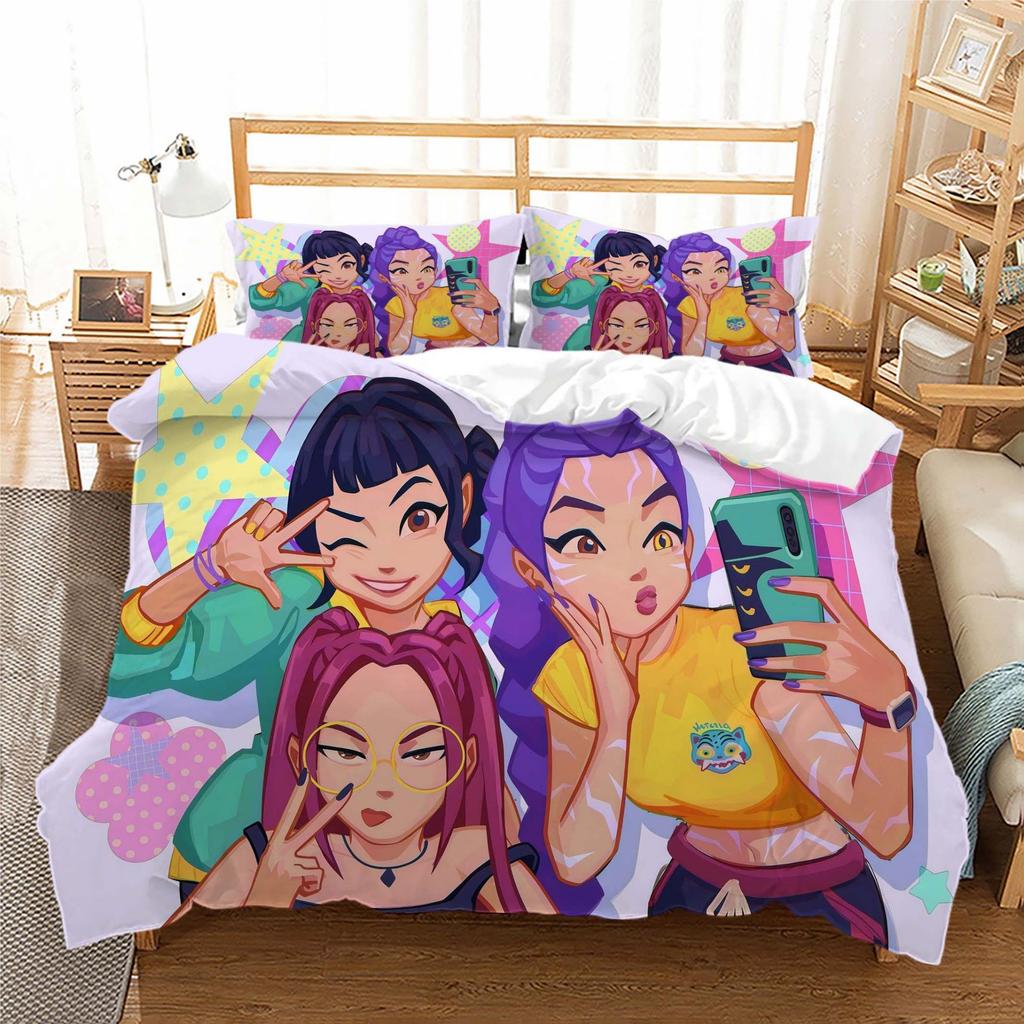 3D Digital Printing Witch Hunter Series Three-Piece Kit Bedding Kit