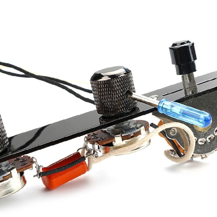 3 Way Wired Loaded Control Plate with Switch Prewired Guitar Switch Control Plate Electric Guitar Replacement Part