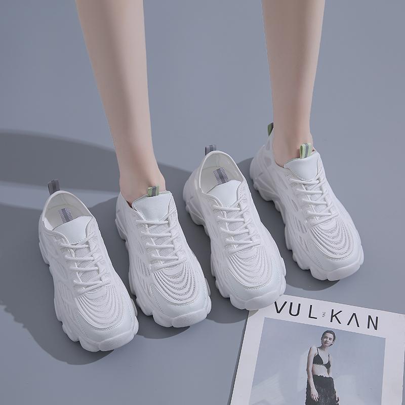Summer Lightweight Breathable Mesh Women 'S Shoes To Increase Non -Slip Leisure Sports Women 'S Tennis Shoes Running Shoes Women