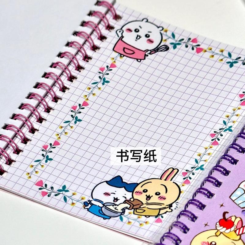 Chiikawa Sticker Notebook, Chiikawa Children's DIY Multi functional Notebook, Student Handbook, Account Coil Notebook