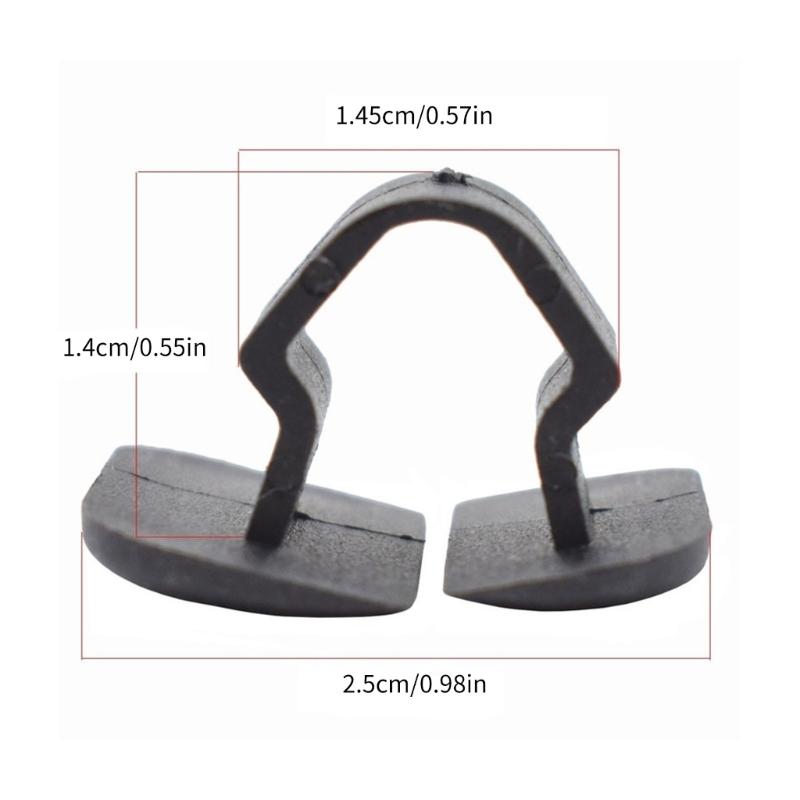 Pack Of 10 Engine Hood Insulation Retainer Clips Plastic Clip Insulation Retainers for Secure Fastening & Maintenance