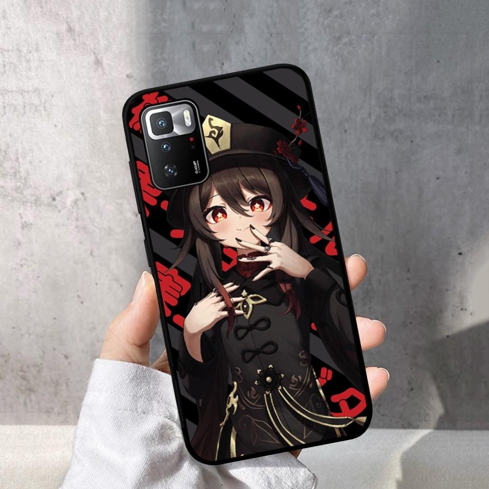 Genshin Impact Hu Tao Phone Case For Redmi Note 4 X 5 A 6 7 8 T 9 9S 10 11 11S 11Epro Poco M3 Pro