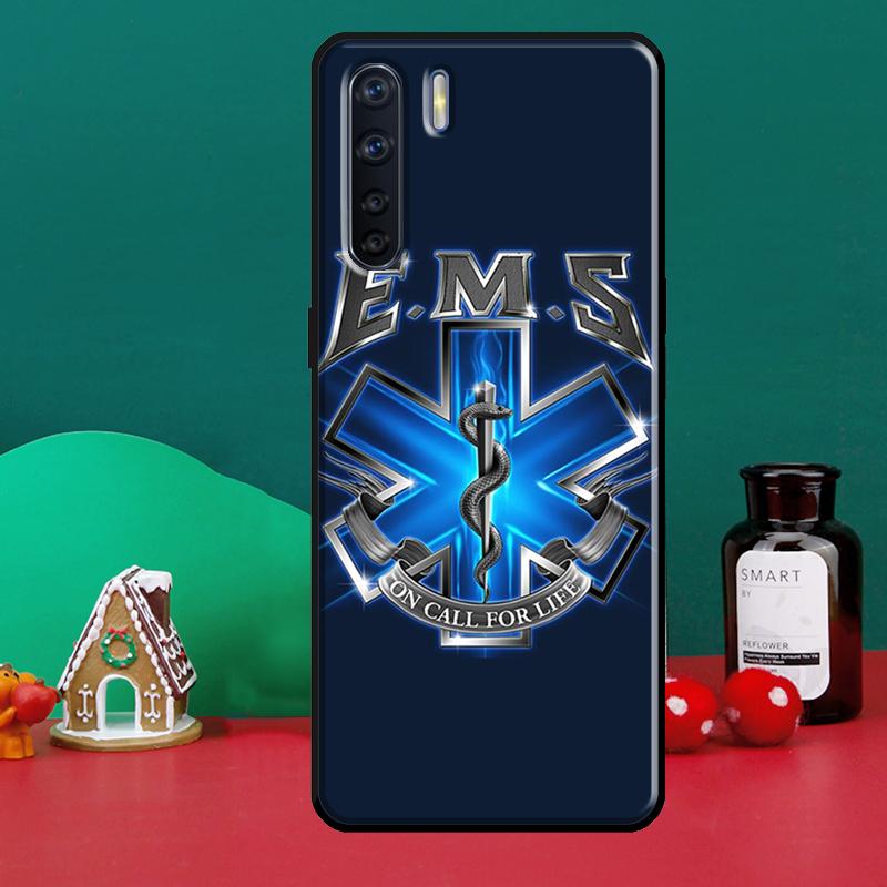 EMT EMS Medical Rescue Case For OPPO A74 A54 A94 A31 A53 A5 A9 2020 A52 A72 A1K A83 A91 A93 A3S A5S A15 Cover