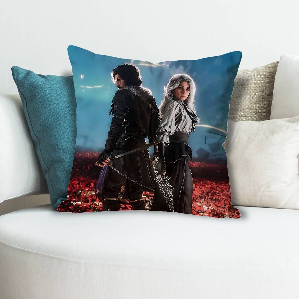 CClair Obscur EExpeditionsS 33 Celebrity Merchandise AllMatch Printed Pillow Case Sofa Car Office Room Decoration Protector