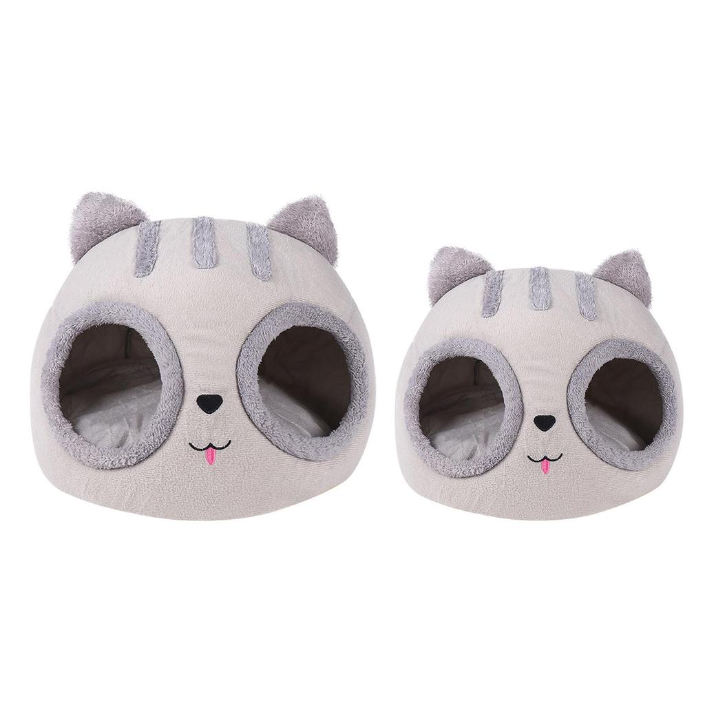 cat head shaped cat bed