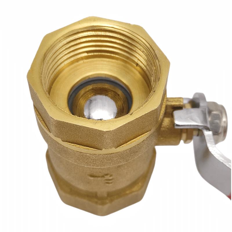 1-Zoll Kupfer-Kugelhahn für Nudelkocher, Dampfbrötchen-Dämpfer und Suppeneimer