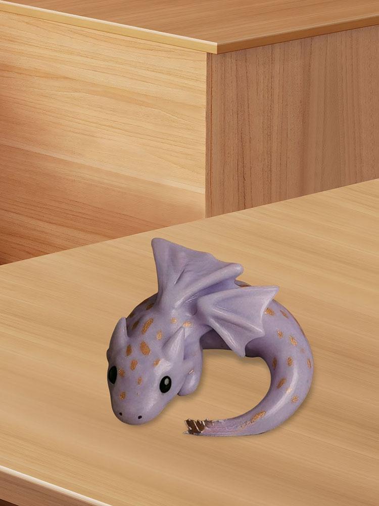 Cute Dragon Adoption Kit Lightweight Lovely Dragon Ornament Multi-Purpose Emotional Supporting Dragon Kit for Home Decor