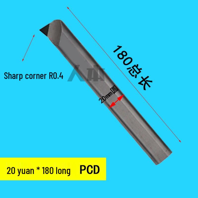 PCD Small Diameter Inner Hole Diamond Boring Bar for CNC Aluminum & Copper