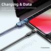 540 degrees  Rotating Magnetic USB C Cable 3A Fast Charging 1M Black