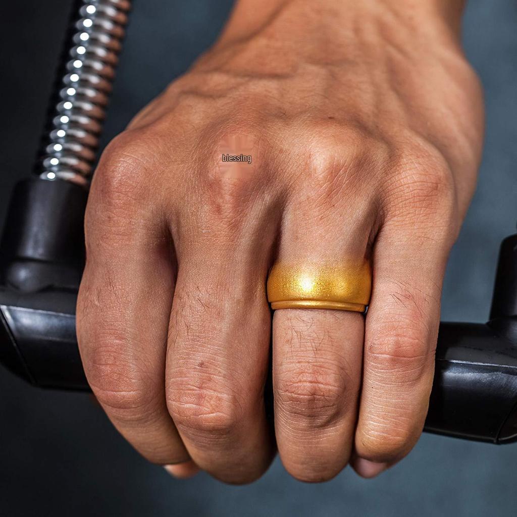 Gebogener Silikon Herren Outdoor Sportring: Europäisches & Amerikanisches Design