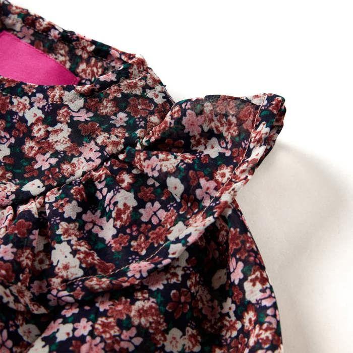 Chemise pour enfants à manches longues rose foncé 92/104/116/128/140