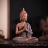 Southeast Asia Thai Buddha Sakyamuni Figure Decoration statue-Ceramic Handmade Sculpture Home Room Office Garden Decoration