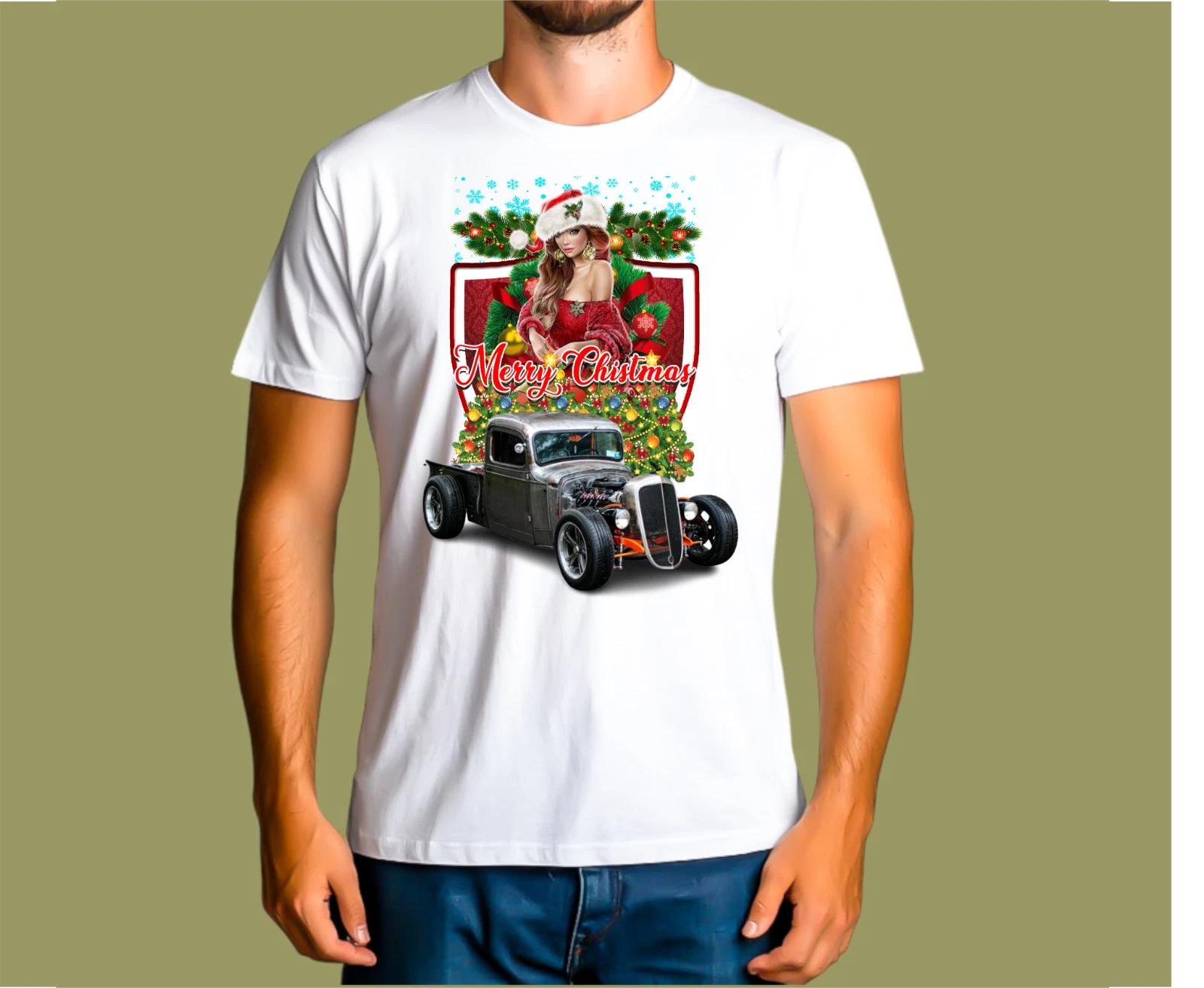 RAT ROD CHRISTMAS / XMAS T-SHIRT XL