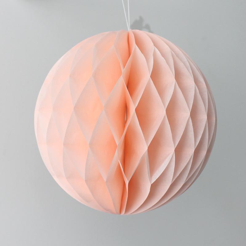 Hot Sale 10/15/20/25/30cm Decorative White Gray Tissue Paper Lantern Honeycomb Ball Wedding Kid Birthday Decoration Babyshower