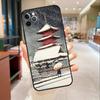 Japanese Snow Cherry Blossom Art Phone Case For iPhone 16 15 14 11 12 13 17 Pro Max mini 15 Plus 16e 17 Air Protective Cover
