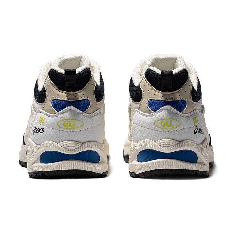 Asics Gel-100 Sport Color Block Low Top Running Shoes Unisex Sneakers Off-White Yellow 1203A171-105
