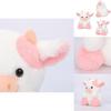 Belle Strawberry Cow Plush Toy Adorable Pink Cow Stuffed Animal