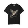 Film Projector Moth Graphic T-Shirt Black Front Print Comfort Colors 1717