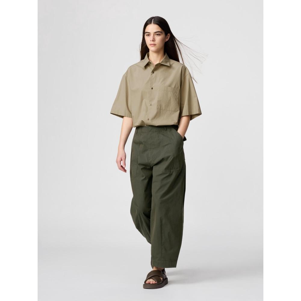 Uniqlo Broadcloth Oversized Shirt  Short Sleeve 