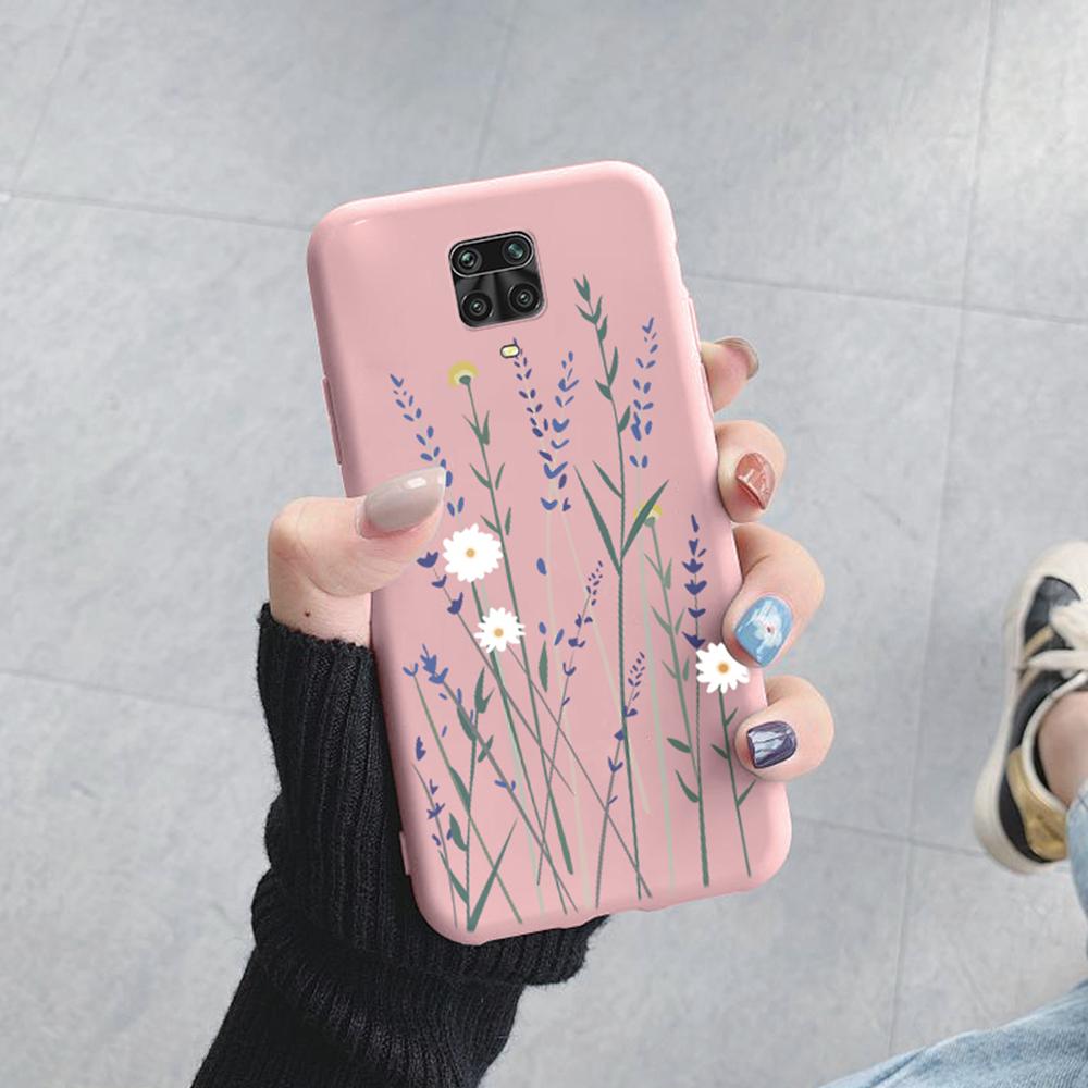 Plant Rose Daisy Love Heart Leopard Pattern Phone Case For Xiaomi Redmi Note 9 8 10 11 7 Pro 8T Soft Shockproof Women TPU Cover