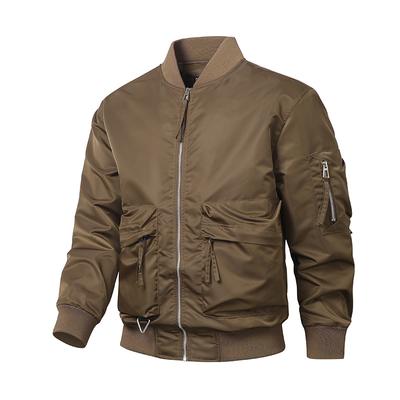 Jaqueta de trabalho Outono e inverno Tough Guy Jacket Air Force Ma1 Pilot Jacket Jaqueta de voo masculina