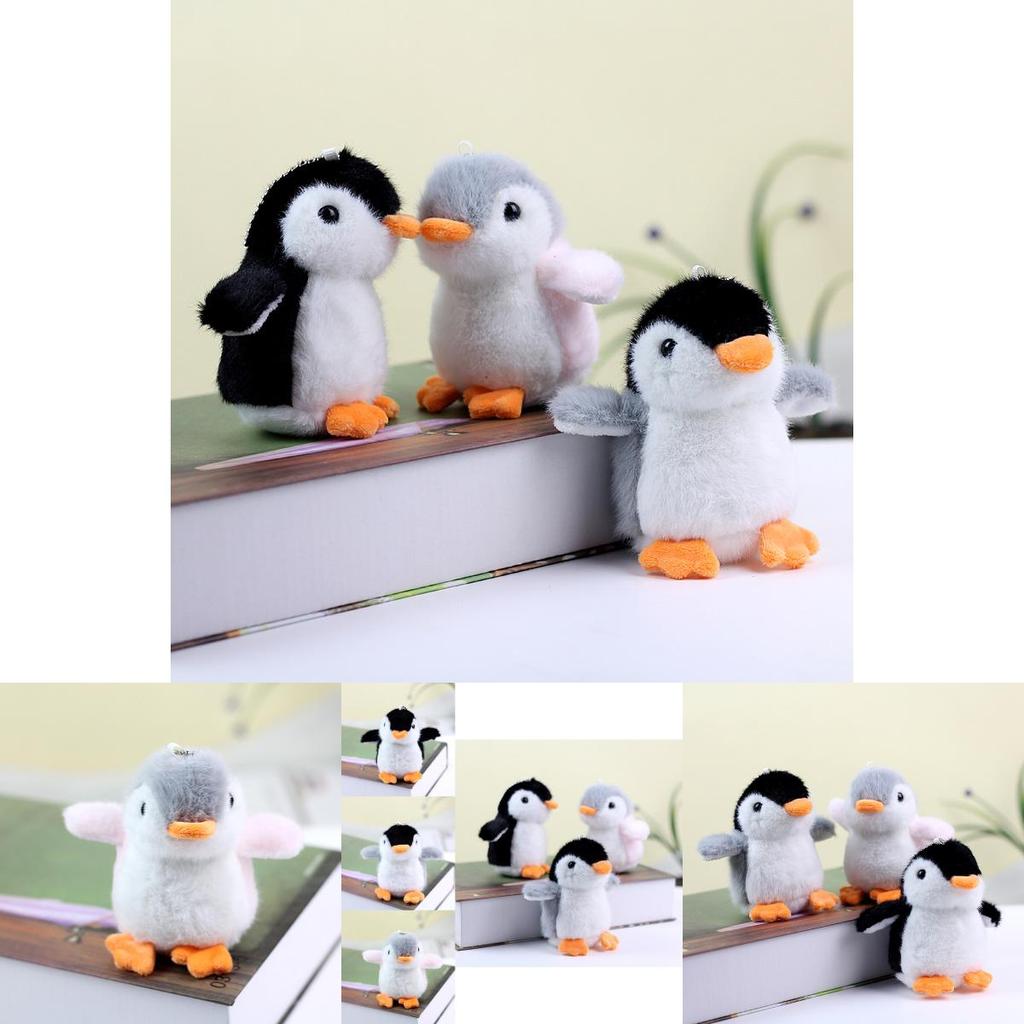 Cute Penguin Baby Plush Toy Soft Stuffed Doll Keychain With Adorable Design And High-quality Pp Cotton Filling