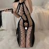 Plus Size Fishnet Body Stockings Women Sexy Open Crotch Underwear Hollow Out Transparent Bodysuit Catsuit Cosplay Costumes