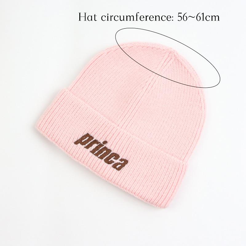 Autumn and winter men's and women's knitted hats, embroidered wool hats, winter cold-proof warm hats, fashionable versatile hats