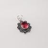 Pink Tourmaline Gemstone 925 Sterling Silver Jewelry Handcrafted Necklace Pendant 1.37" For Thanksgiving CP-40-14