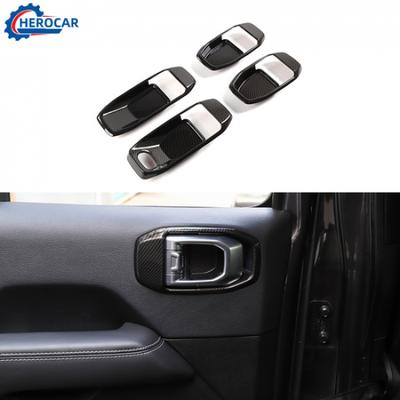 Car Accessories ABS Interior Handle Bowls Cup Cover Trim for Jeep Wrangler JL PM