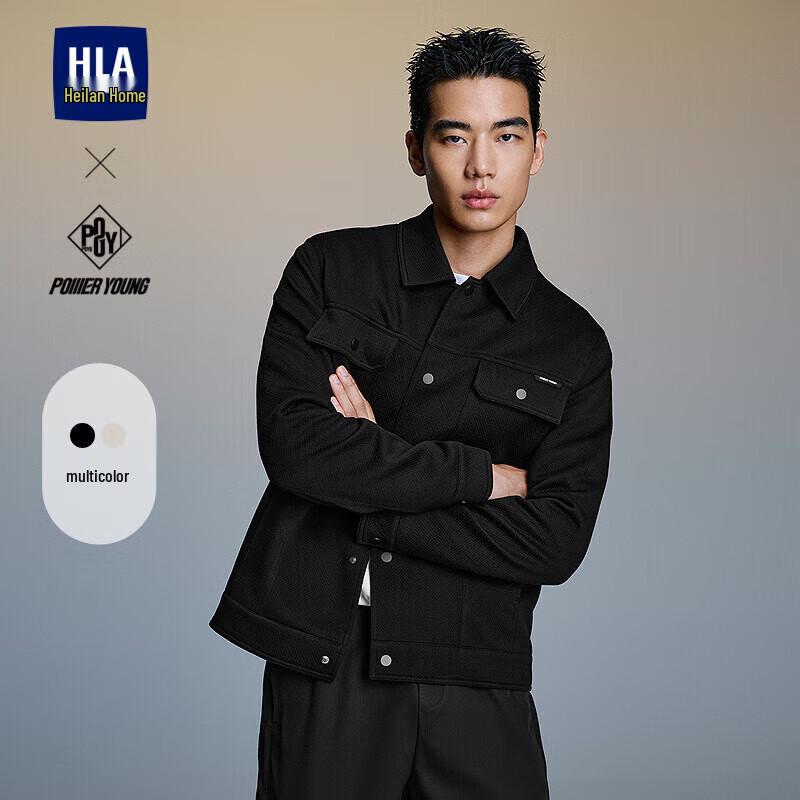 

HLA Men s Power Young Textured Lapel Jacket S